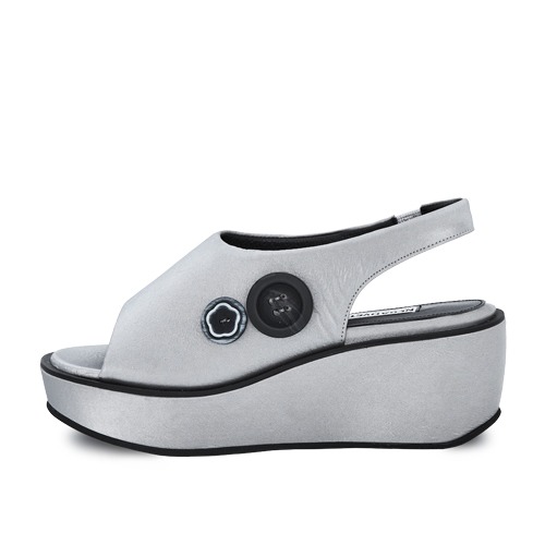 [45% OFF]Open Toe Platform Sandals “SILVER&quot;