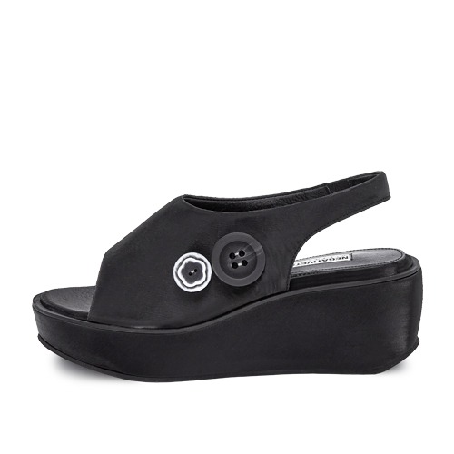 [45% OFF]Open Toe Platform Sandals “BLACK&quot;